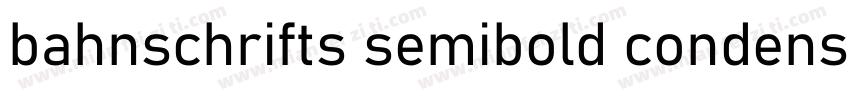 bahnschrifts semibold condensed字体转换